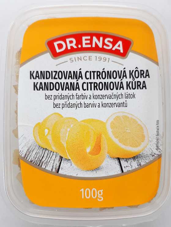 Kandizovaná citrónová kôra 100g